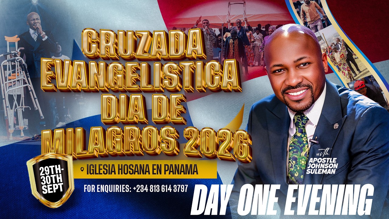 Apostle Johnson Suleman Preaching - Panama Outpouring, September 2026
